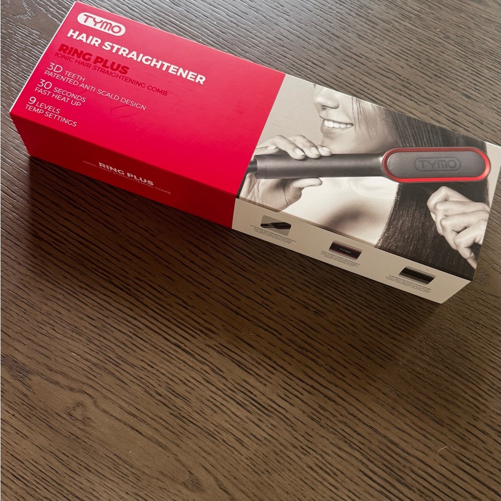 TYMO Hair Straightener Ring Plus - Red and Black